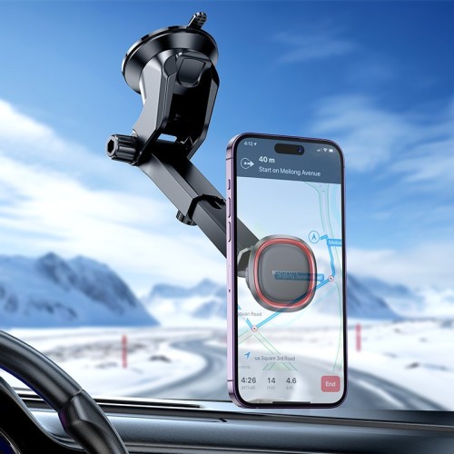 AUTOMOBILINIS TELEFONO LAIKIKLIS BOROFONE BH125 (DASHBOARD) JUODAS