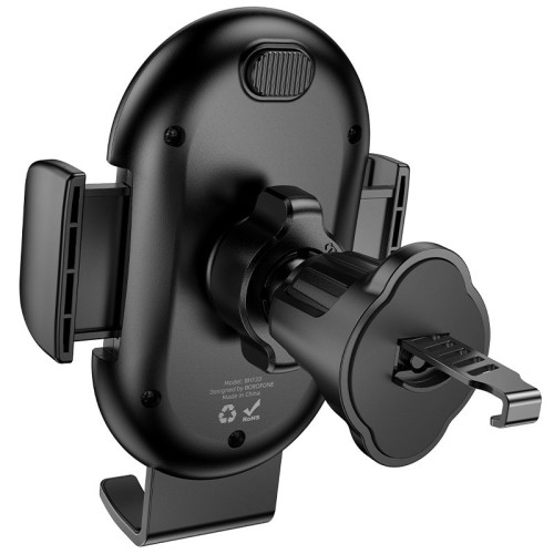 AUTOMOBILINIS TELEFONO LAIKIKLIS BOROFONE BH133 (AIR VENT) JUODAS