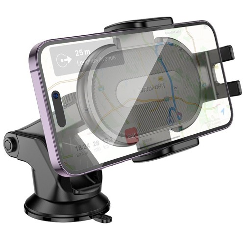 AUTOMOBILINIS TELEFONO LAIKIKLIS BOROFONE BH134 (DASHBOARD) JUODAS