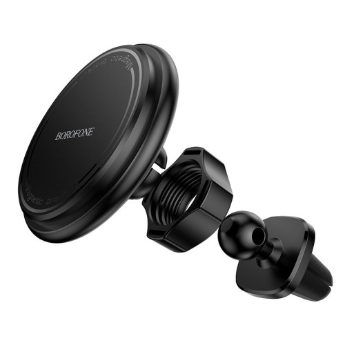 AUTOMOBILINIS TELEFONO LAIKIKLIS BOROFONE BH135 MAGSAFE (AIR VENT) JUODAS