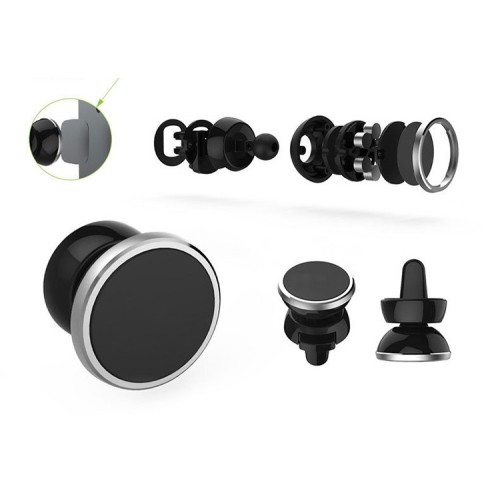 AUTOMOBILINIS TELEFONO LAIKIKLIS CPH-26, TVIRTINAMAS ANT VENTILIACIJOS GROTELIŲ, MAGNETINIS