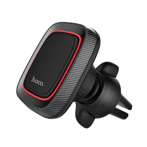 AUTOMOBILINIS TELEFONO LAIKIKLIS HOCO CA23, TVIRTINAMAS ANT VENTILIACIJOS GROTELIŲ, MAGNETINIS
