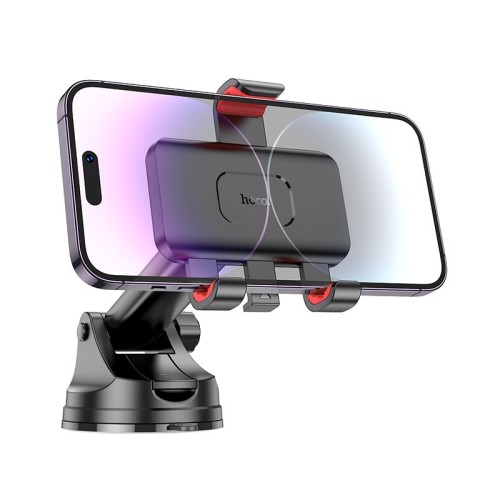 AUTOMOBILINIS TELEFONO LAIKIKLIS HOCO H22 (DASHBOARD / WINDSHIELD) JUODAS