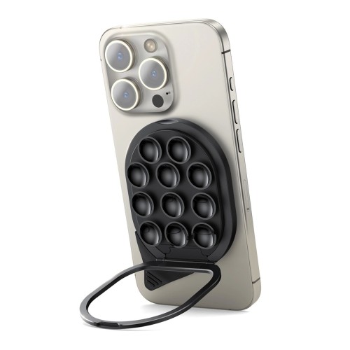 MAGNETINIS TELEFONO LAIKIKLIS SU SIURBTUKAIS JOYROOM JR-ZS418 JUODAS