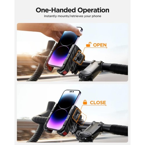 TELEFONO LAIKIKLIS DVIRAČIUI JOYROOM JR-ZS266 JUODAS