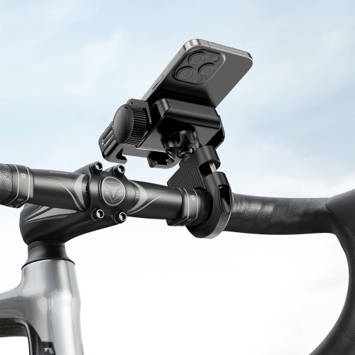 TELEFONO LAIKIKLIS DVIRAČIUI ACEFAST D58 JUODAS