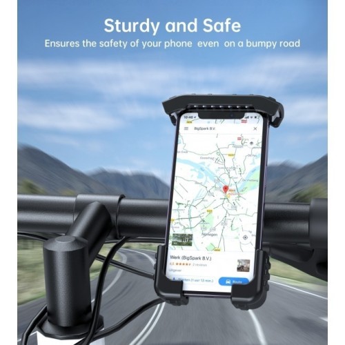 TELEFONO LAIKIKLIS DVIRAČIUI CHOETECH H067 JUODAS