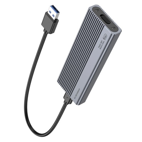 KIETOJO DISKO KORPUSAS HOCO HB47 M.2 SSD ENCLOSURE USB3.1 / 6GBPS