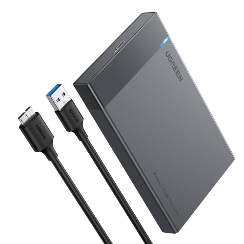 2.5 HDD SSD ADAPTERIS UGREEN US221 + 0.5M CABLE JUODAS 2.5 HDD SSD ADAPTERIS UGREEN US221 + 0.5M CABLE JUODAS