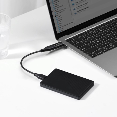 ADAPTERIS BASEUS INGENUITY SERIES TYPE-C TO USB-A3.1 OTG JUODAS ZJJQ000001