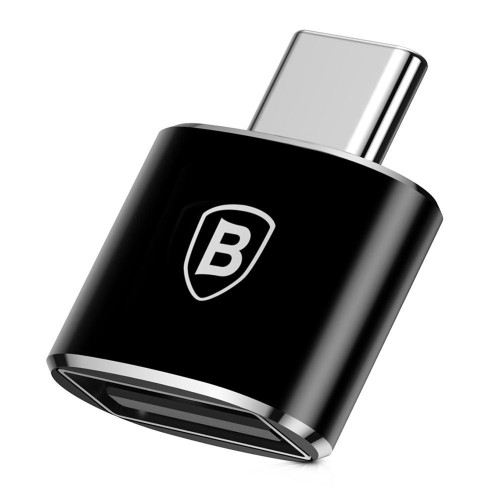 ADAPTERIS BASEUS USB-A TO TYPE-C OTG JUODAS CATOTG-01 ADAPTERIS BASEUS USB-A TO TYPE-C OTG JUODAS CATOTG-01