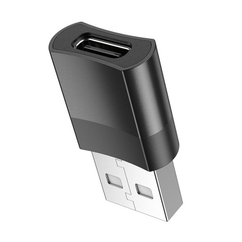 ADAPTERIS HOCO UA17 USB-A TO TYPE-C JUODAS ADAPTERIS HOCO UA17 USB-A TO TYPE-C JUODAS