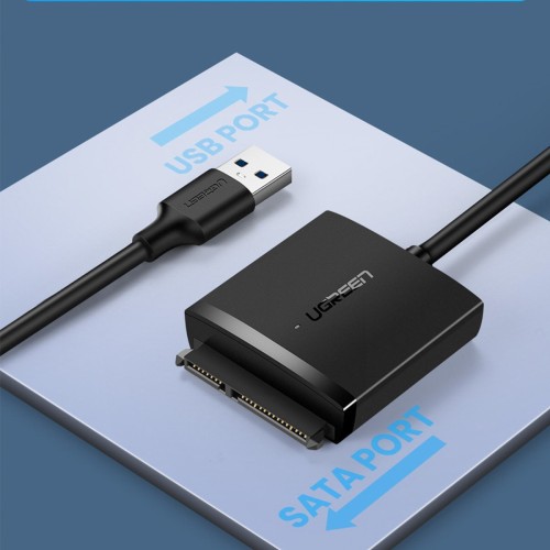 ADAPTERIS UGREEN CM257 SATA III TO USB-A 3.0 ADAPTERIS UGREEN CM257 SATA III TO USB-A 3.0