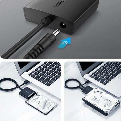 ADAPTERIS UGREEN CM257 SATA III TO USB-A 3.0 ADAPTERIS UGREEN CM257 SATA III TO USB-A 3.0