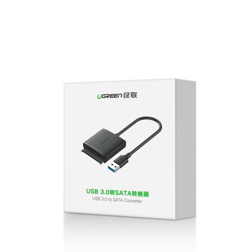 ADAPTERIS UGREEN CM257 SATA III TO USB-A 3.0 ADAPTERIS UGREEN CM257 SATA III TO USB-A 3.0
