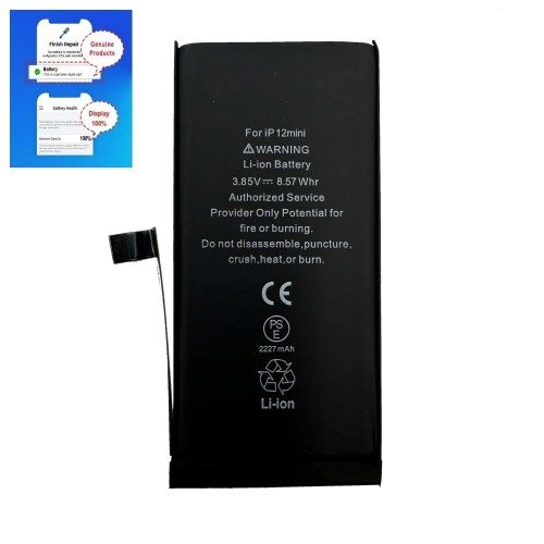 AKUMULIATORIUS APPLE IPHONE 12 MINI 2227MAH DIAGNOSABLE OEM AKUMULIATORIUS APPLE IPHONE 12 MINI 2227MAH DIAGNOSABLE OEM