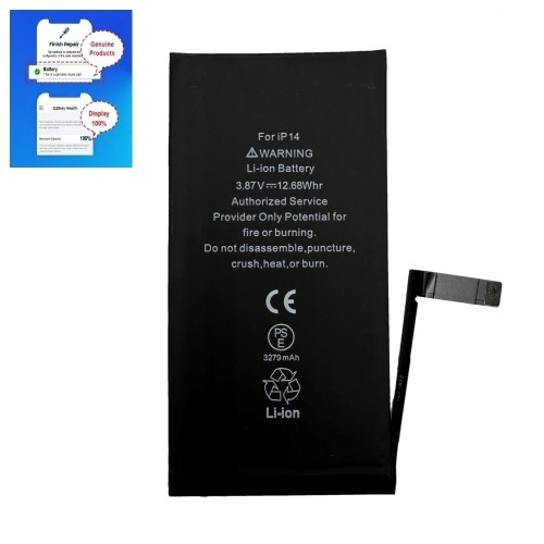 AKUMULIATORIUS APPLE IPHONE 14 3279MAH DIAGNOSABLE OEM AKUMULIATORIUS APPLE IPHONE 14 3279MAH DIAGNOSABLE OEM