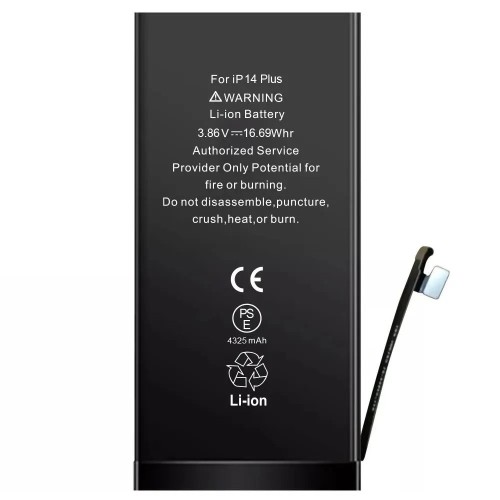AKUMULIATORIUS APPLE IPHONE 14 PLUS 4325MAH (NO POP-UP) OEM AKUMULIATORIUS APPLE IPHONE 14 PLUS 4325MAH (NO POP-UP) OEM