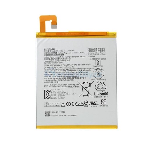 AKUMULIATORIUS LENOVO TAB 4 8 TB-8504/TAB 4 8 PLUS L16D1P34 4850MAH OEM AKUMULIATORIUS LENOVO TAB 4 8 TB-8504/TAB 4 8 PLUS L16D1P34 4850MAH OEM