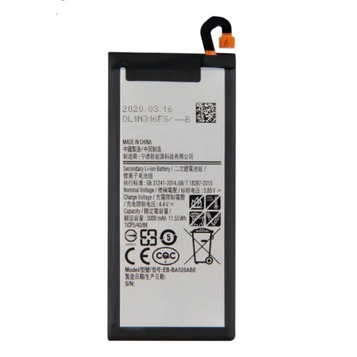 AKUMULIATORIUS SAMSUNG A520 A5 2017 3000MAH EB-BA520ABE OEM AKUMULIATORIUS SAMSUNG A520 A5 2017 3000MAH EB-BA520ABE OEM