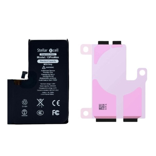 AKUMULIATORIUS STELLARXCELL DIAGNOSTIC APPLE IPHONE 13 PRO MAX 4352MAH (STANDART CAPACITY + HQ COPY BMS)