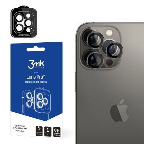 APSAUGINIS STIKLIUKAS KAMERAI 3MK LENS PRO APPLE IPHONE 14 JUODAS APSAUGINIS STIKLIUKAS KAMERAI 3MK LENS PRO APPLE IPHONE 14 JUODAS