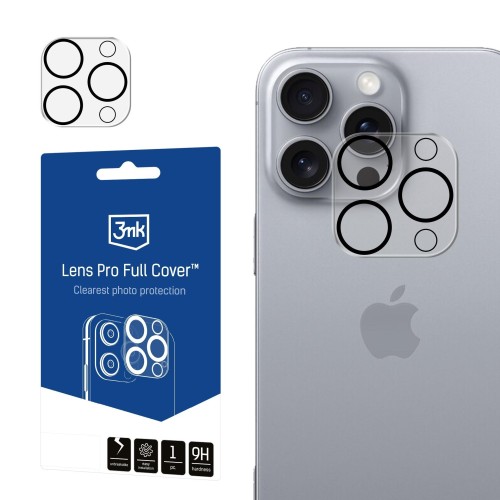 APSAUGINIS STIKLIUKAS KAMERAI 3MK LENS PRO APPLE IPHONE 16 PRO/16 PRO MAX JUODAS APSAUGINIS STIKLIUKAS KAMERAI 3MK LENS PRO APPLE IPHONE 16 PRO/16 PRO MAX JUODAS