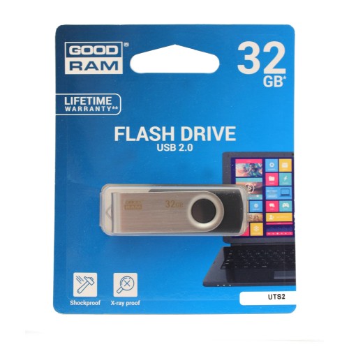 ATMINTINĖ GOODRAM UTS2 32GB USB 2.0 ATMINTINĖ GOODRAM UTS2 32GB USB 2.0
