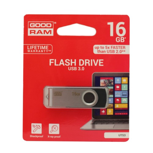 ATMINTINĖ GOODRAM UTS3 16GB USB 3.0 ATMINTINĖ GOODRAM UTS3 16GB USB 3.0