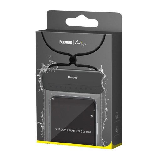 ATSPARUS VANDENIUI DĖKLAS BASEUS LETS GO SLIP COVER WATERPROOF BAG JUODAS ACFSD-DG1 ATSPARUS VANDENIUI DĖKLAS BASEUS LETS GO SLIP COVER WATERPROOF BAG JUODAS ACFSD-DG1