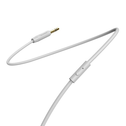 AUDIO ADAPTERIS 3,5MM Į 3,5MM BOROFONE BL5 AUX SU MIKROFONU PILKAS AUDIO ADAPTERIS 3,5MM Į 3,5MM BOROFONE BL5 AUX SU MIKROFONU PILKAS