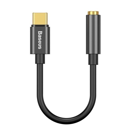 AUDIO ADAPTERIS BASEUS L54 IŠ TYPE-C Į 3.5MM JUODAS CATL54-01 AUDIO ADAPTERIS BASEUS L54 IŠ TYPE-C Į 3.5MM JUODAS CATL54-01