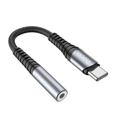AUDIO ADAPTERIS HOCO LS33 TYPE-C TO 3.5MM PILKAS AUDIO ADAPTERIS HOCO LS33 TYPE-C TO 3.5MM PILKAS