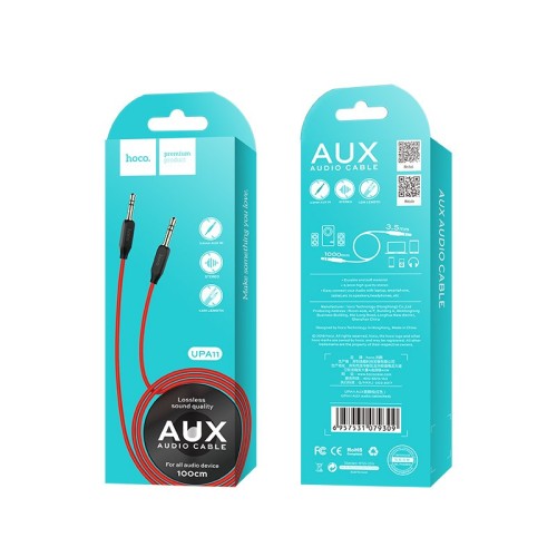AUDIO ADAPTERIS HOCO UPA11 AUX 3,5MM Į 3,5MM AUDIO ADAPTERIS HOCO UPA11 AUX 3,5MM Į 3,5MM