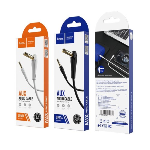 AUDIO ADAPTERIS HOCO UPA14 AUX 3,5MM Į 3,5MM JUODAS AUDIO ADAPTERIS HOCO UPA14 AUX 3,5MM Į 3,5MM JUODAS