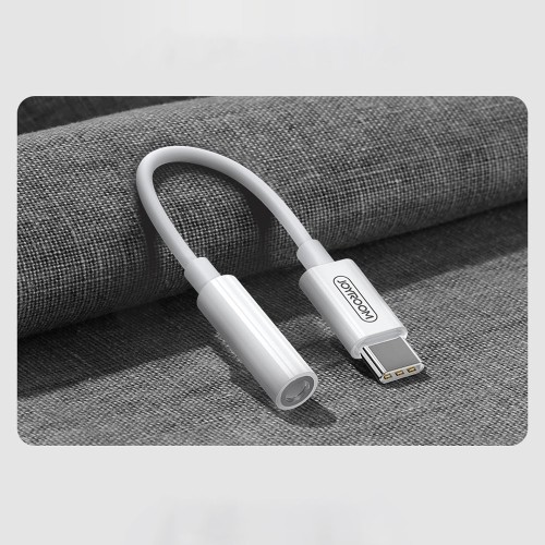 AUDIO ADAPTERIS JOYROOM SH-C1 TYPE-C TO 3.5MM BALTAS AUDIO ADAPTERIS JOYROOM SH-C1 TYPE-C TO 3.5MM BALTAS