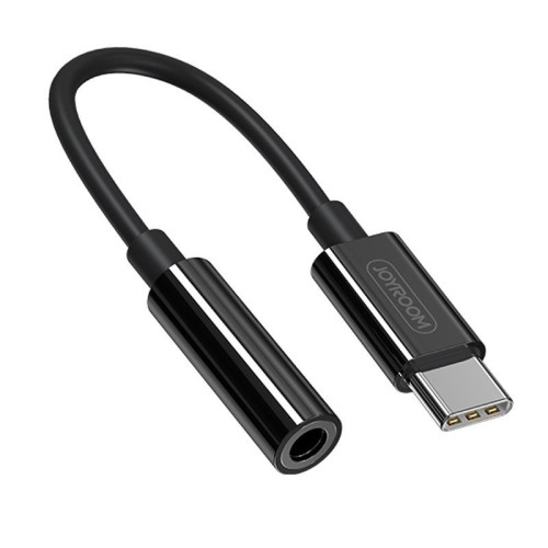 AUDIO ADAPTERIS JOYROOM SH-C1 TYPE-C TO 3.5MM JUODAS AUDIO ADAPTERIS JOYROOM SH-C1 TYPE-C TO 3.5MM JUODAS