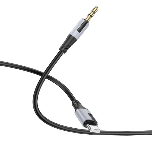 AUDIO KABELIS BOROFONE BL19 USB-C TO 3,5MM JUODAS AUDIO KABELIS BOROFONE BL19 USB-C TO 3,5MM JUODAS