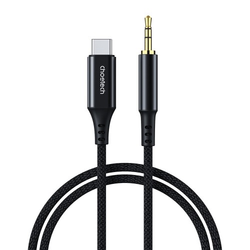 AUDIO KABELIS CHOETECH AUX006 USB-C TO 3.5MM JUODAS AUDIO KABELIS CHOETECH AUX006 USB-C TO 3.5MM JUODAS
