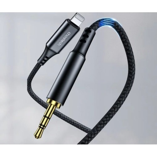 AUDIO KABELIS CHOETECH AUX009 LIGHTNING TO 3,5MM JUODAS AUDIO KABELIS CHOETECH AUX009 LIGHTNING TO 3,5MM JUODAS