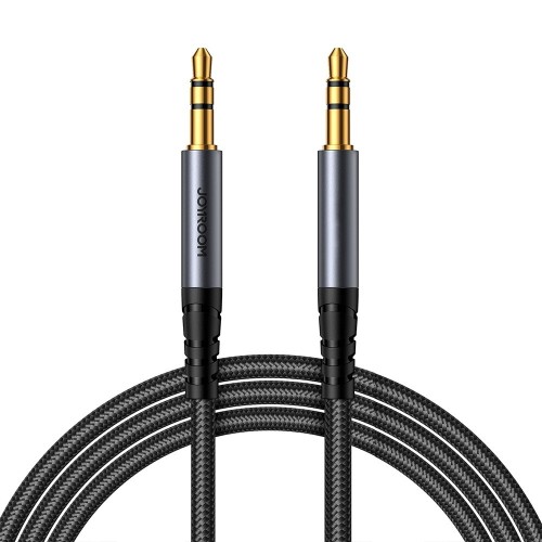 AUDIO KABELIS JOYROOM SY-A08 3,5MM TO 3,5MM 1.2M JUODAS AUDIO KABELIS JOYROOM SY-A08 3,5MM TO 3,5MM 1.2M JUODAS