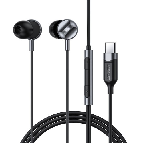 AUSINĖS ACEFAST L6 USB-C JUODOS