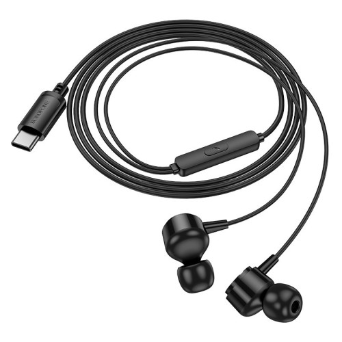 AUSINĖS BOROFONE BM94 USB-C JUODOS AUSINĖS BOROFONE BM94 USB-C JUODOS