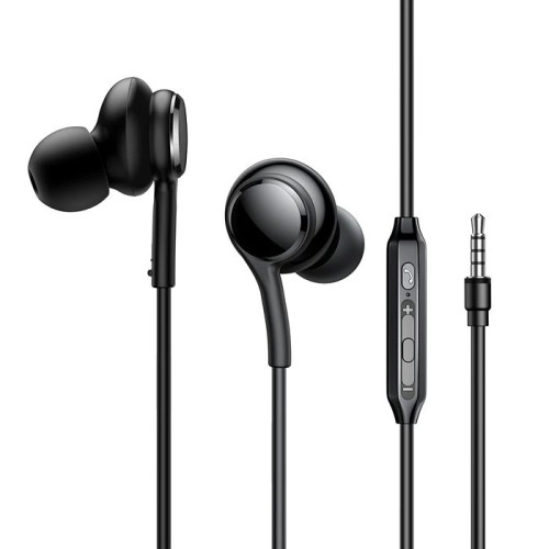 AUSINĖS JOYROOM JR-EW02 3.5MM JUODOS AUSINĖS JOYROOM JR-EW02 3.5MM JUODOS