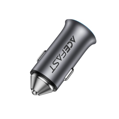 AUTOMOBILINIS ĮKROVIKLIS ACEFAST B16 95W USB-C/USB-A PILKAS AUTOMOBILINIS ĮKROVIKLIS ACEFAST B16 95W USB-C/USB-A PILKAS