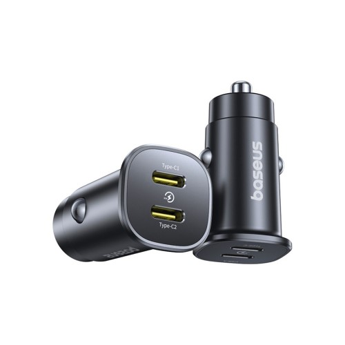 AUTOMOBILINIS ĮKROVIKLIS BASEUS GOTRIP 2XUSB-C 30W JUODAS C00072300123-01 AUTOMOBILINIS ĮKROVIKLIS BASEUS GOTRIP 2XUSB-C 30W JUODAS C00072300123-01