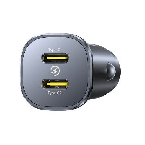 AUTOMOBILINIS ĮKROVIKLIS BASEUS GOTRIP 2XUSB-C 30W JUODAS C00072300123-01 AUTOMOBILINIS ĮKROVIKLIS BASEUS GOTRIP 2XUSB-C 30W JUODAS C00072300123-01