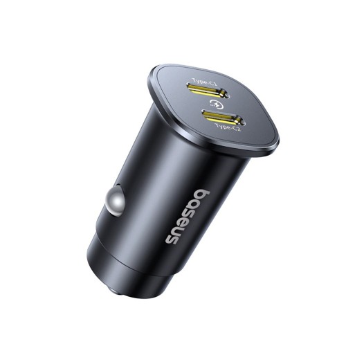 AUTOMOBILINIS ĮKROVIKLIS BASEUS GOTRIP 2XUSB-C 30W JUODAS C00072300123-01 AUTOMOBILINIS ĮKROVIKLIS BASEUS GOTRIP 2XUSB-C 30W JUODAS C00072300123-01