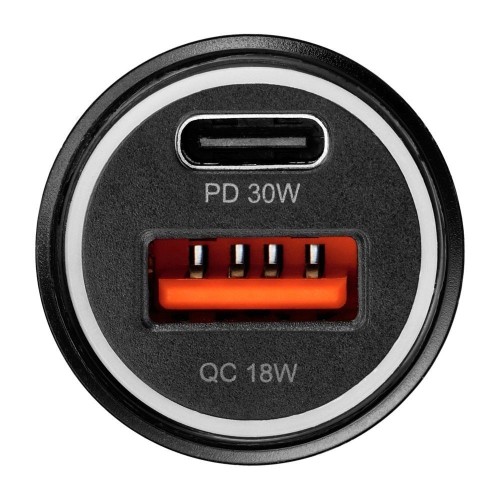 AUTOMOBILINIS ĮKROVIKLIS BLUE STAR 30W USB-C/USB-A + USB-C TO USB-C 60W CABLE 1.0M JUODAS AUTOMOBILINIS ĮKROVIKLIS BLUE STAR 30W USB-C/USB-A + USB-C TO USB-C 60W CABLE 1.0M JUODAS