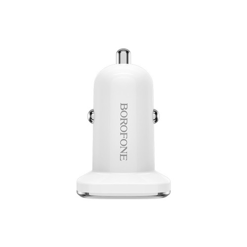 AUTOMOBILINIS ĮKROVIKLIS BOROFONE BZ12 SU 2 USB JUNGTIMIS (2.4A) BALTAS AUTOMOBILINIS ĮKROVIKLIS BOROFONE BZ12 SU 2 USB JUNGTIMIS (2.4A) BALTAS